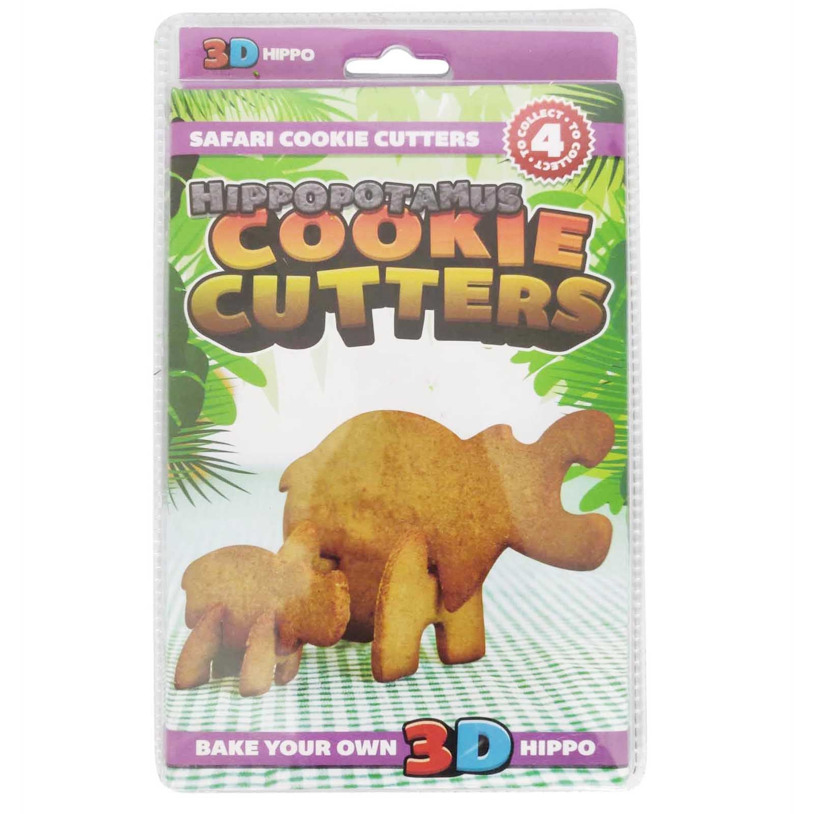 3D Jungle Animal Cookie Cutters