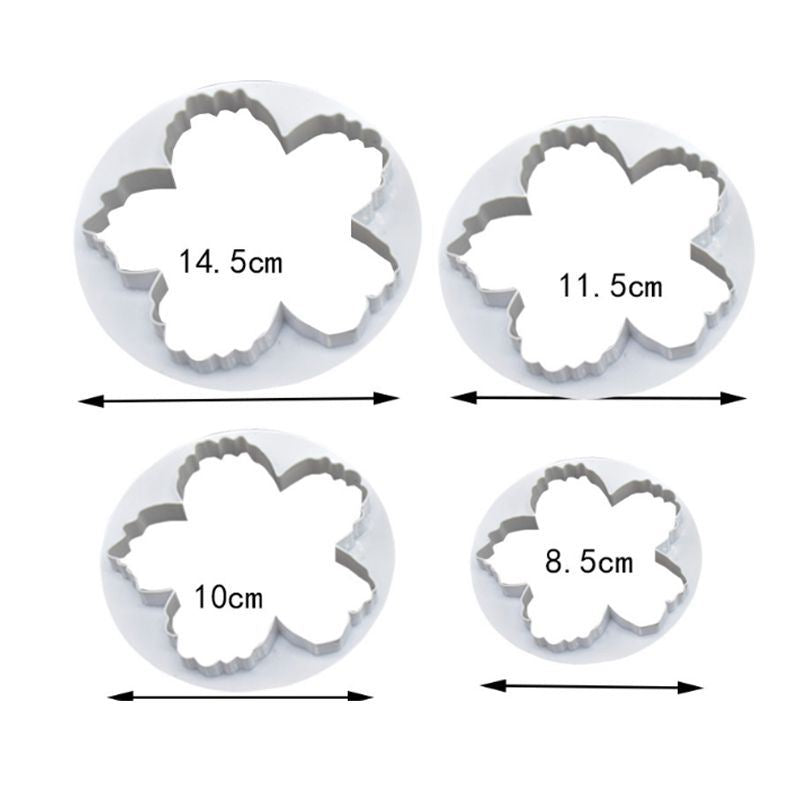 Peony Flower Cookie Cutter Sets