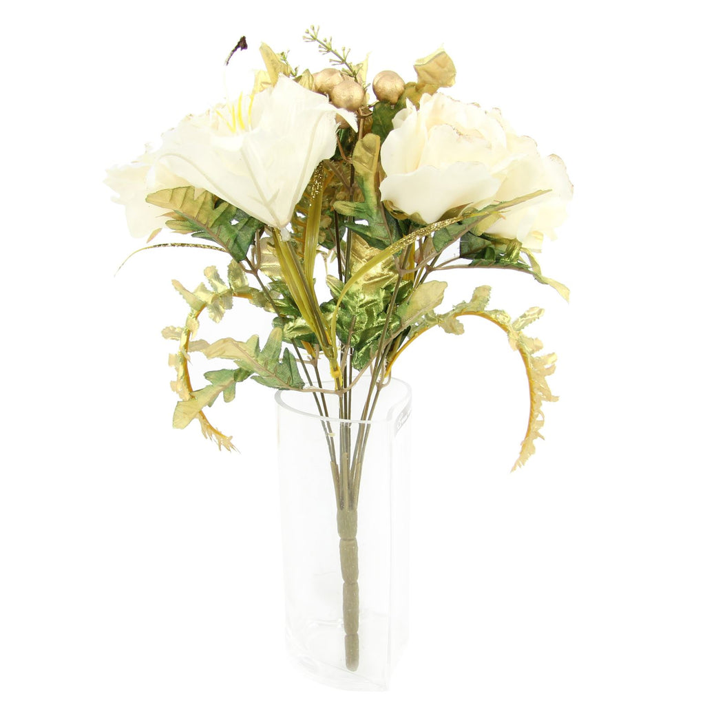 Rose and Lily Festive Posy