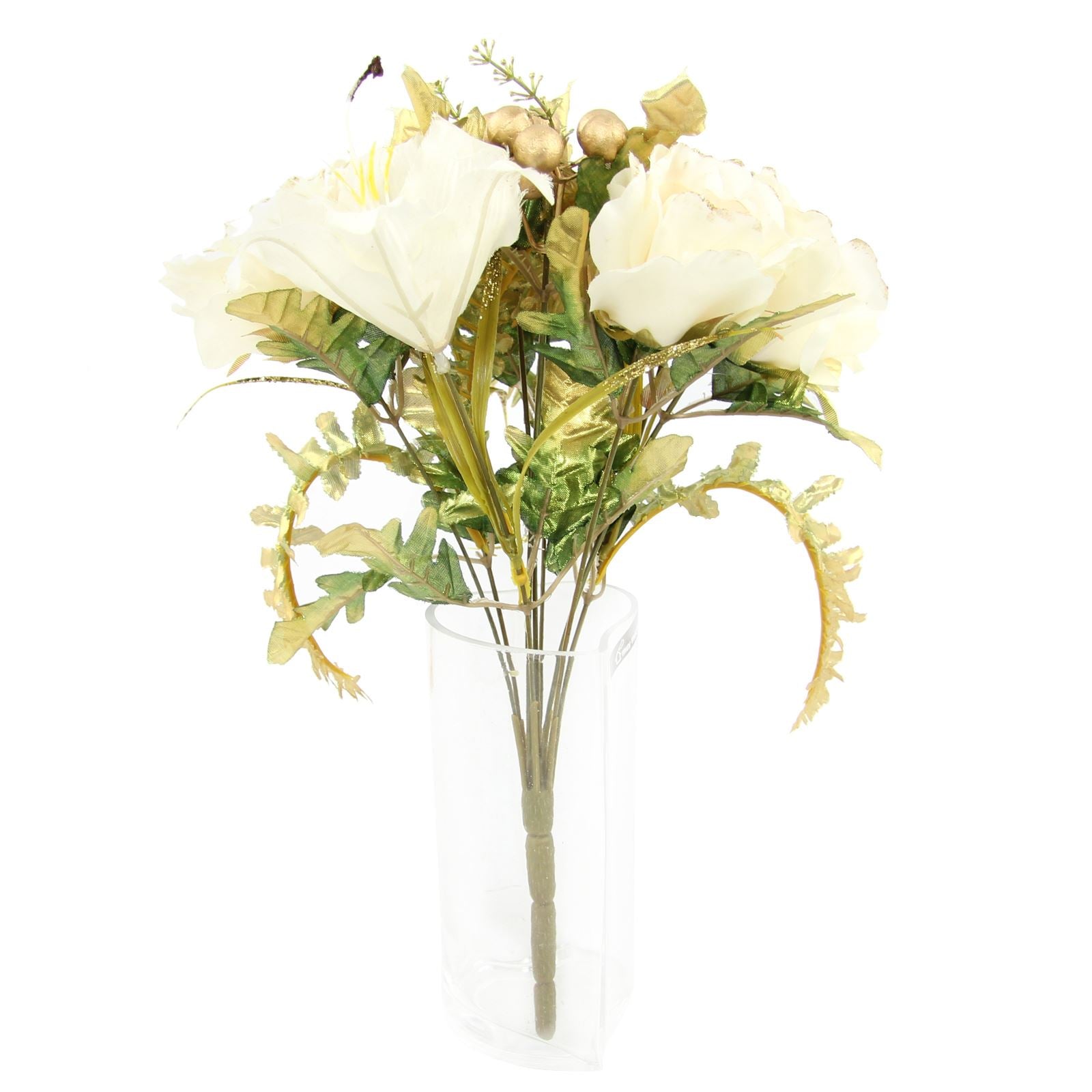 Rose and Lily Festive Posy