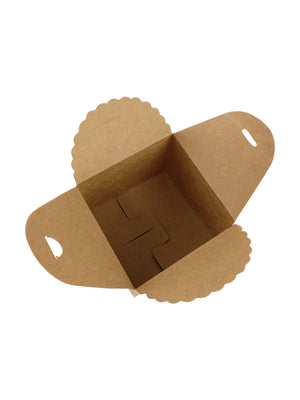 Square Kraft Snack Favour Box