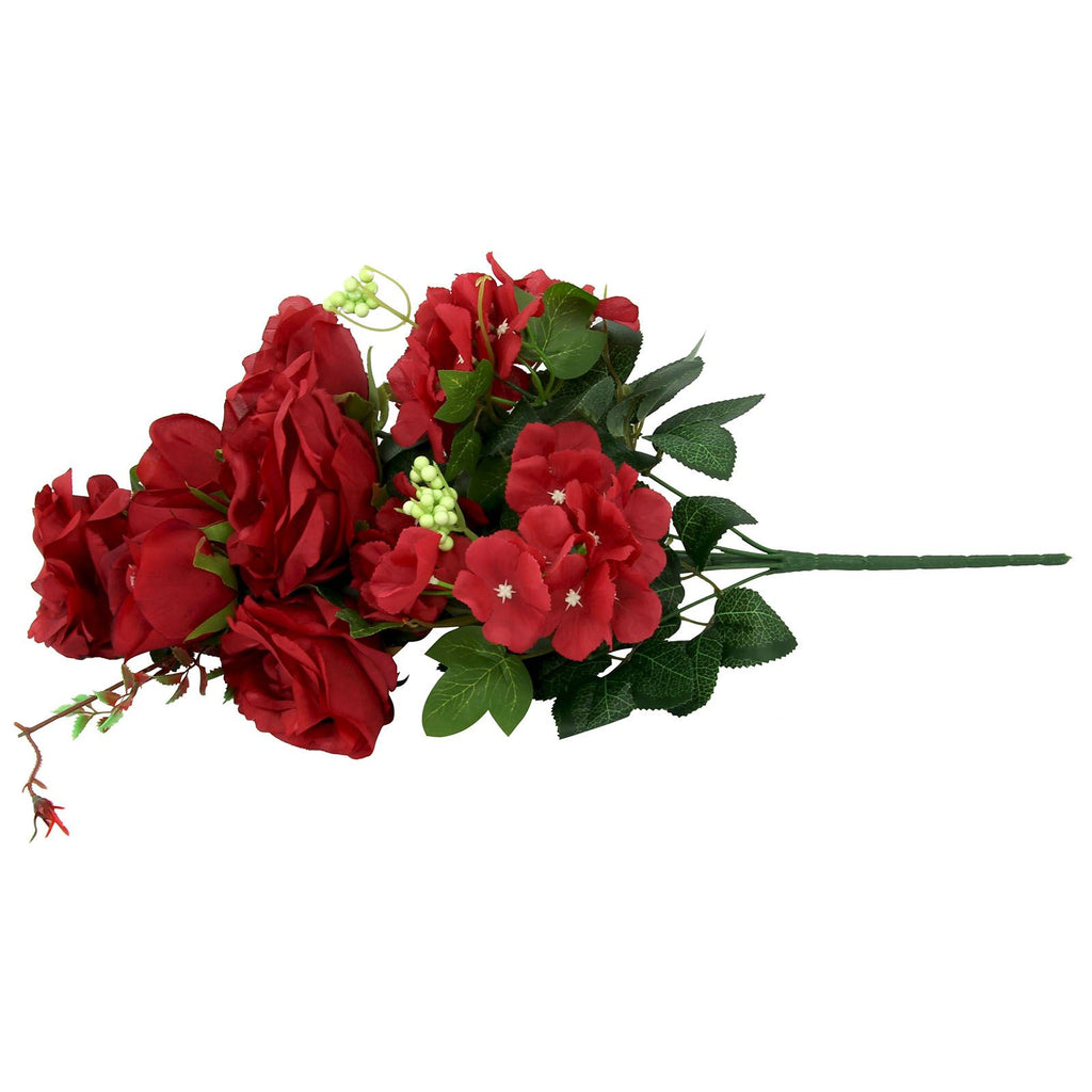 XL 9 Head Rose and Hydrangea Bouquet