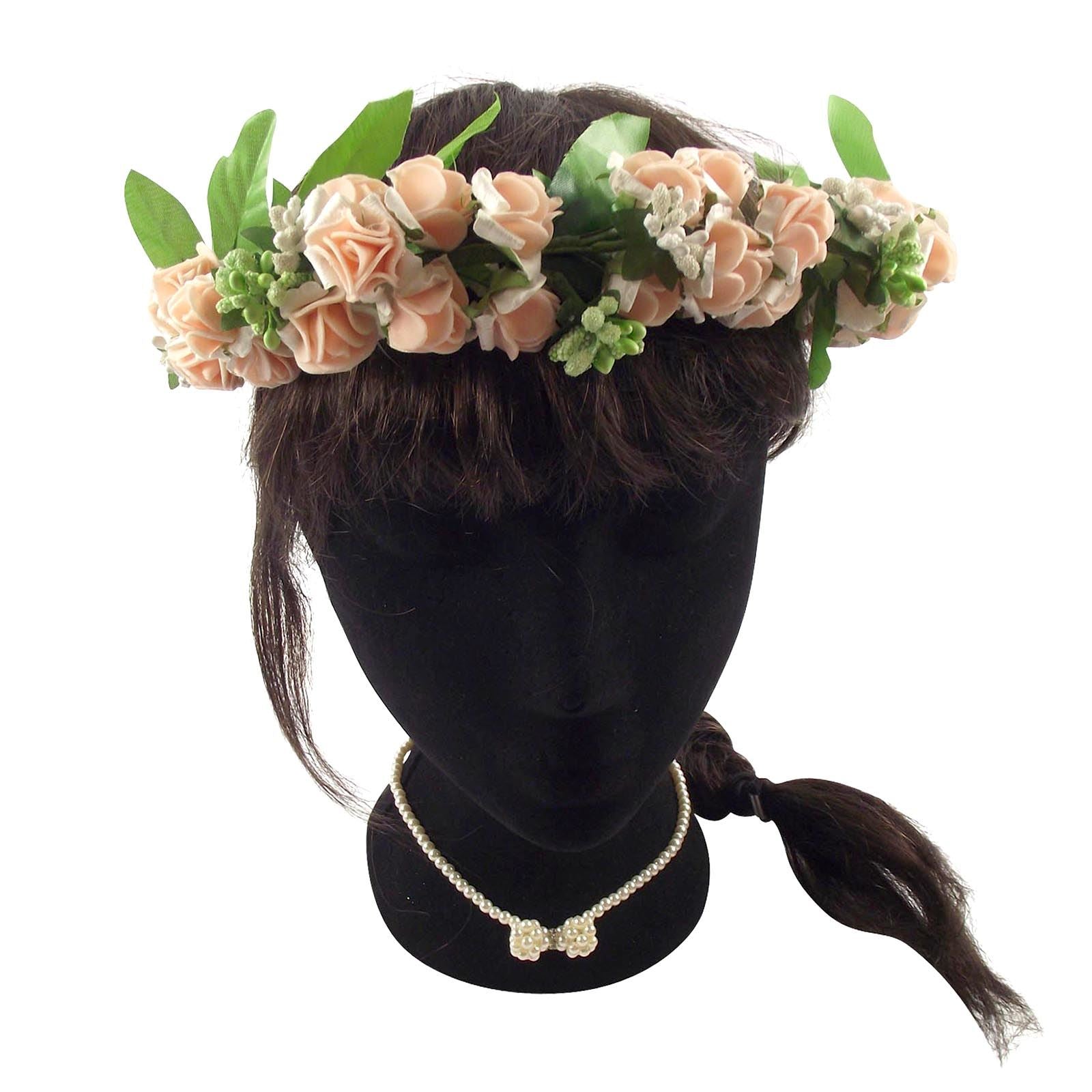 Soft Foam Artificial Flower Crown