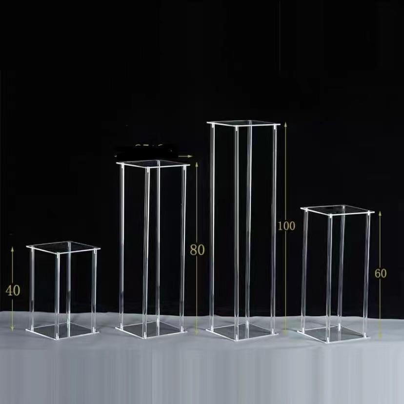 Wedding Props Crystal Road Lead Acrylic Dessert Table Ornaments Wedding Theme Decoration Props