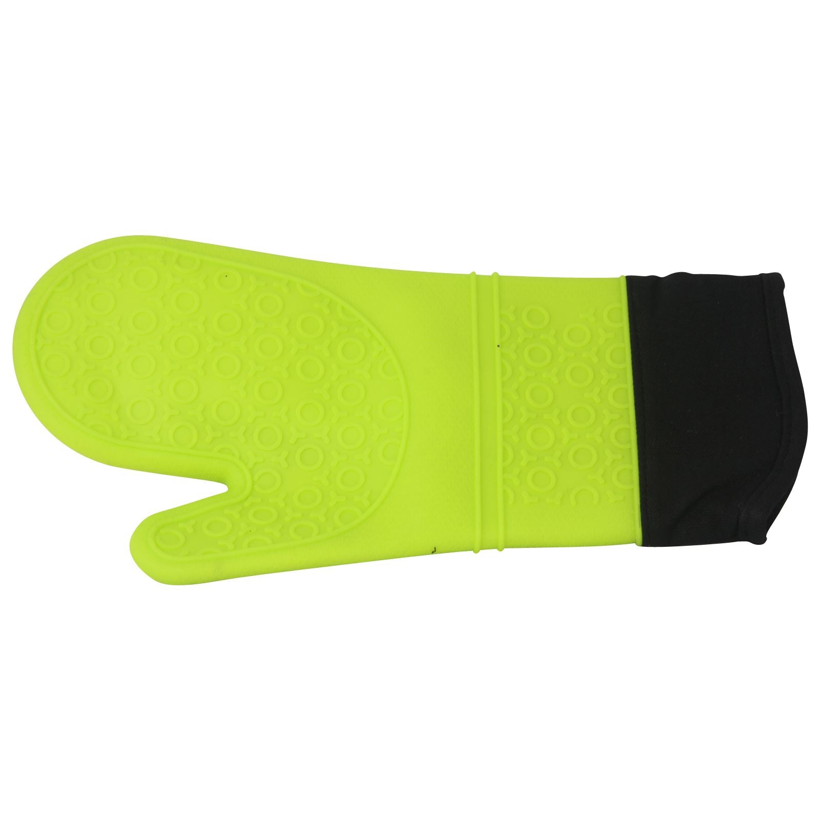 Deluxe Heat Resistant Silicon Oven Mitts With Lining