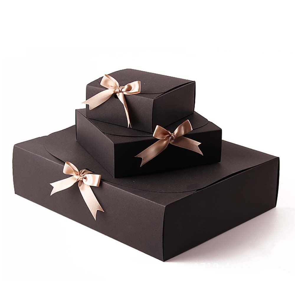 Simple Closure Gift Boxes with Ribbon