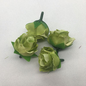10x Mini Loose Rose Heads