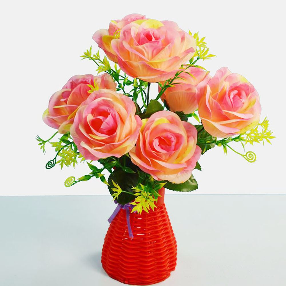 2x Bouquets of 7 Head Roses