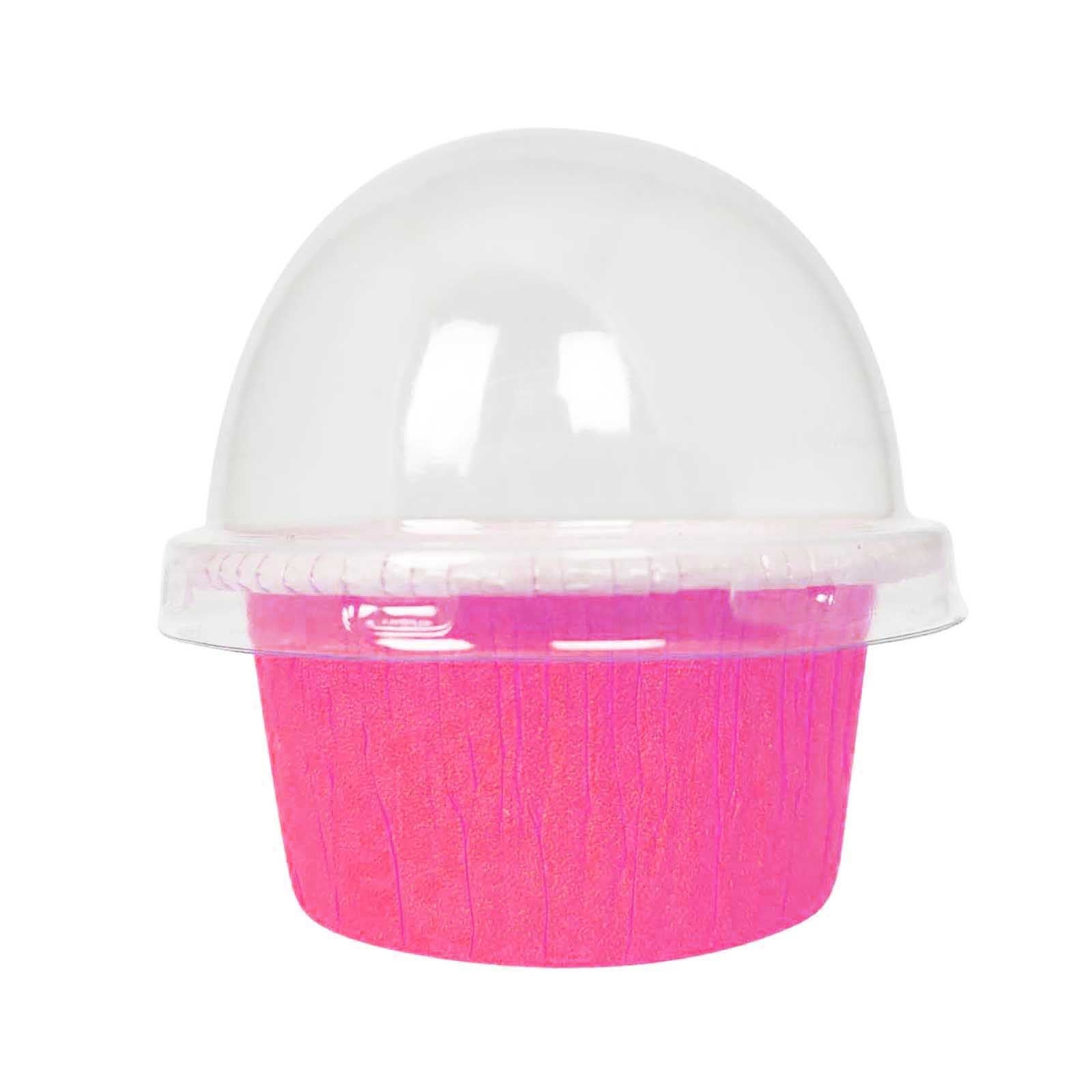 Cupcake Cases with Clear Dome Lids