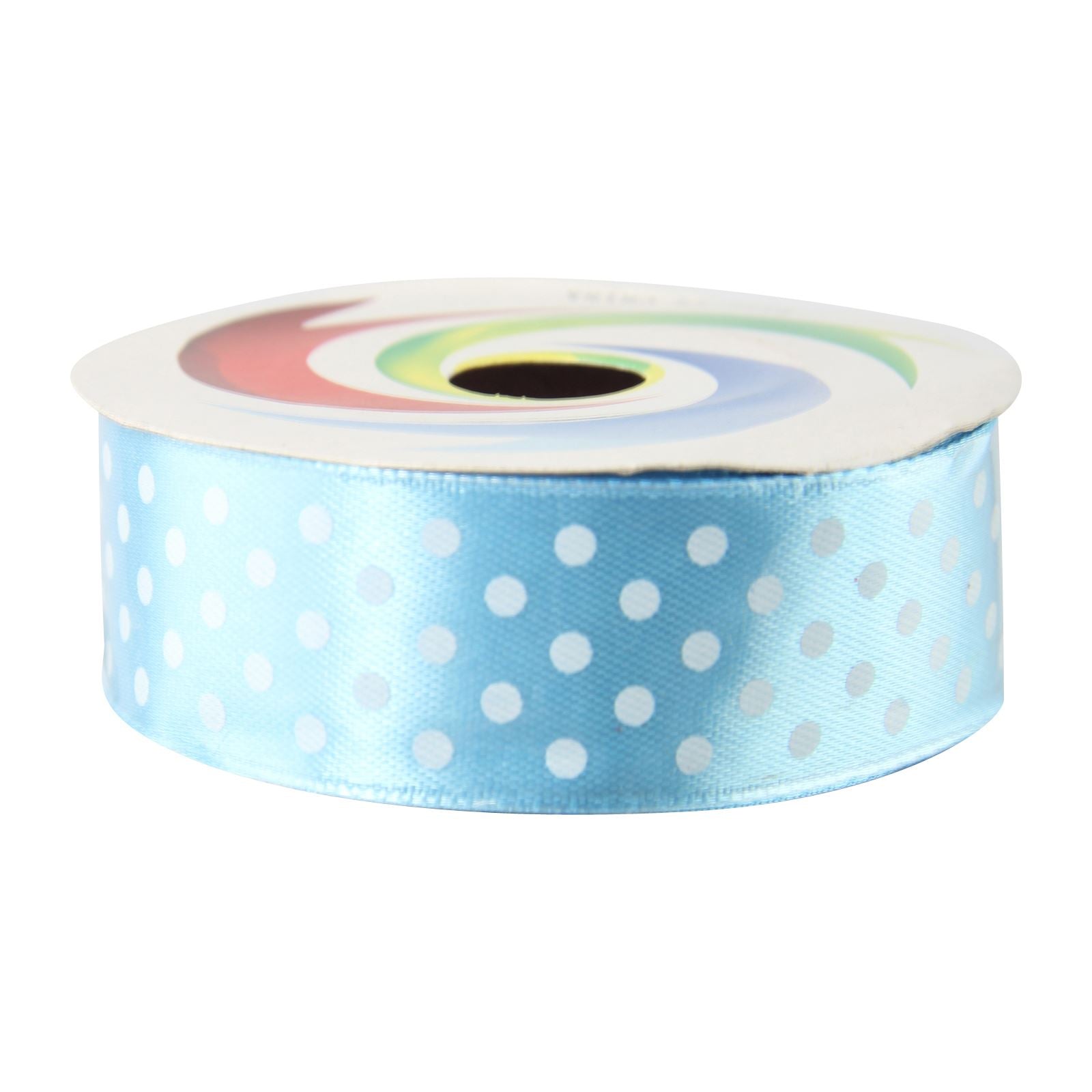 25mm Polkadot Shiny Satin Ribbon