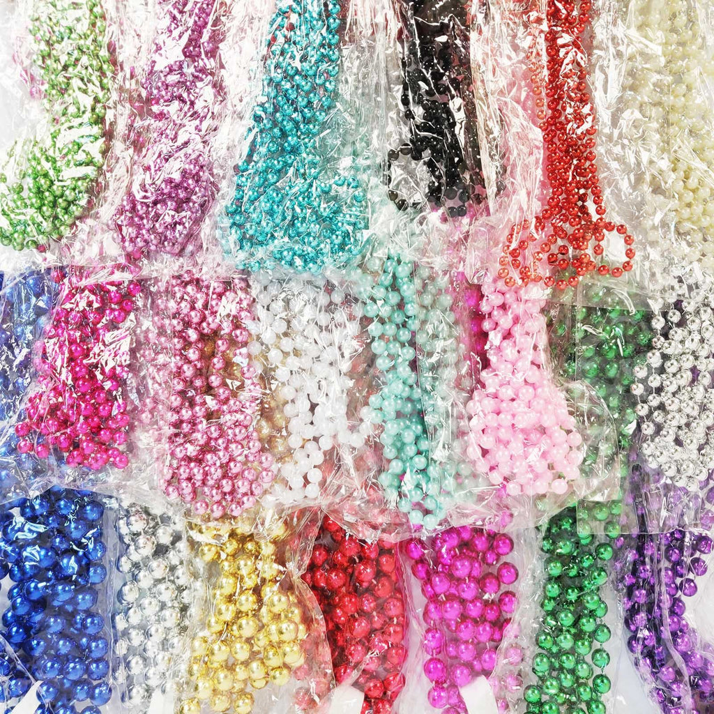 3 Yards Metallic Chunky Pearl Bead Garlands