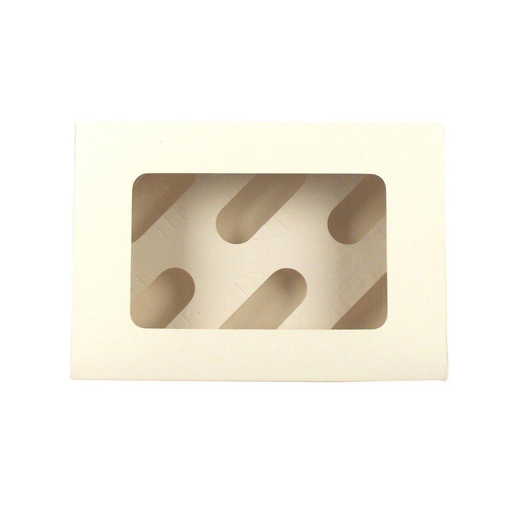 White Cupcake Boxes with Window