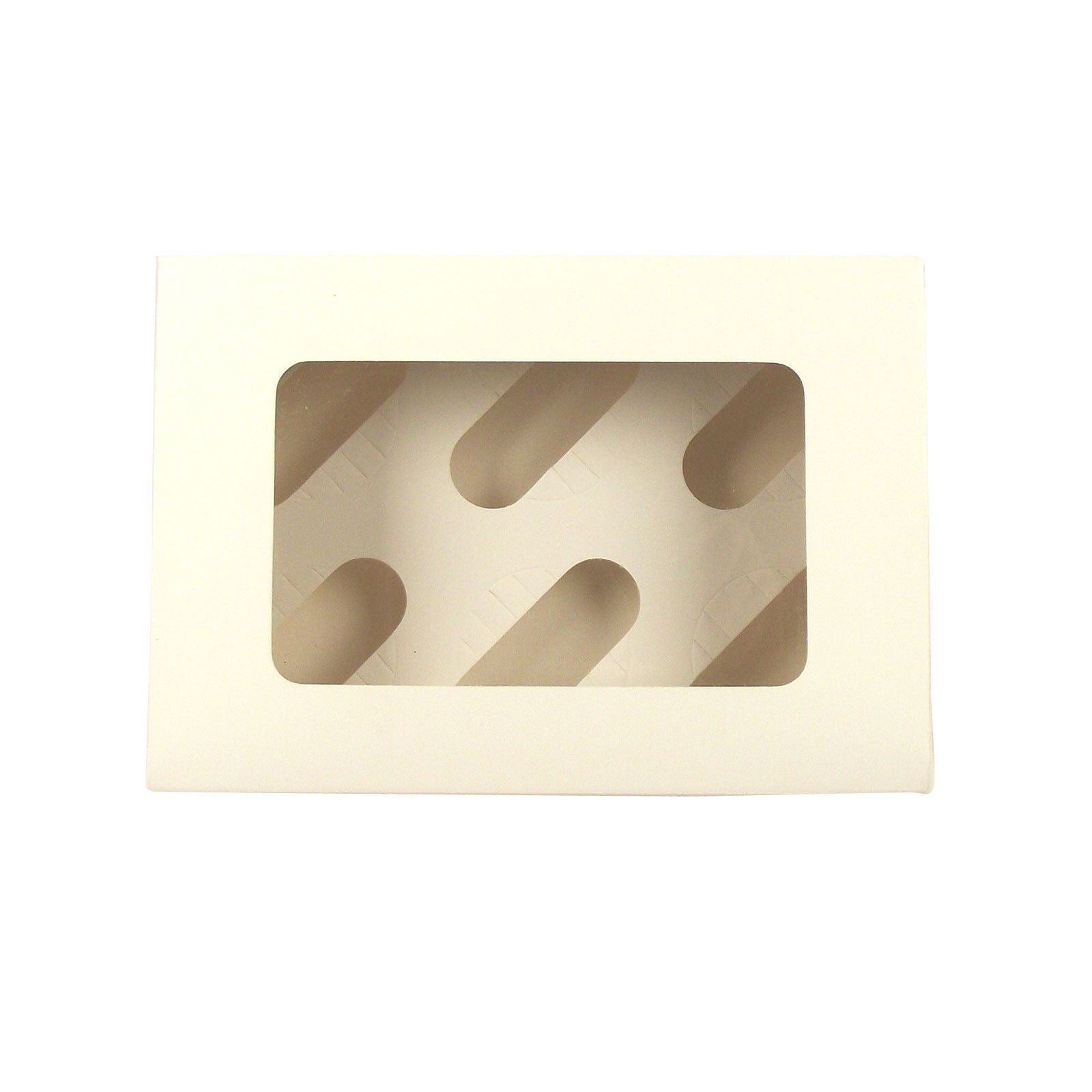 White Cupcake Boxes with Window