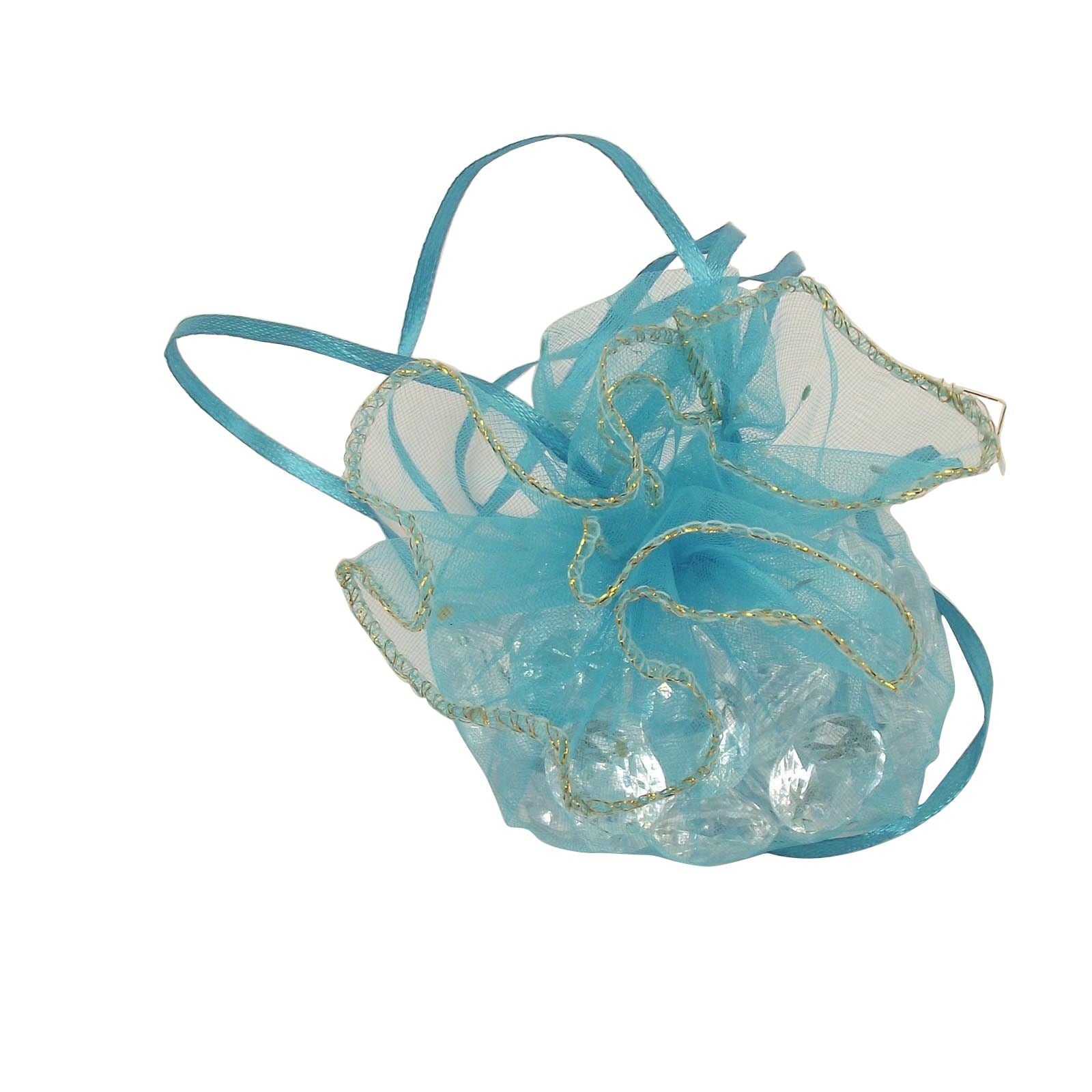 25x Organza Ruffle Pouches