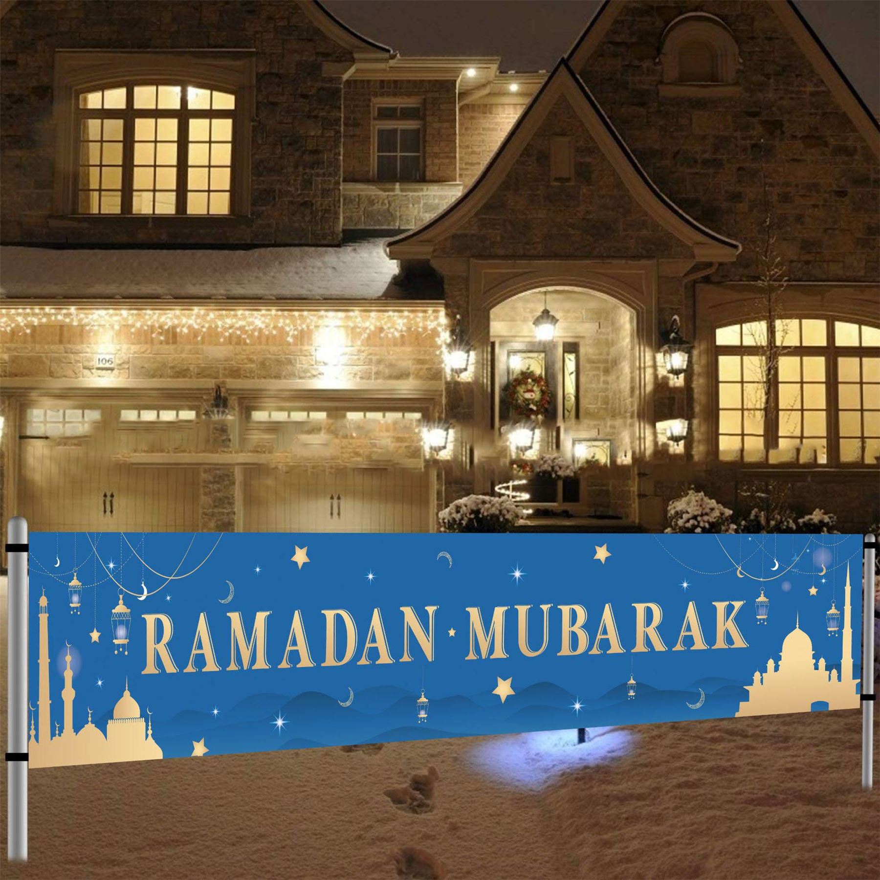 1.5m Fabric Ramadan Banner