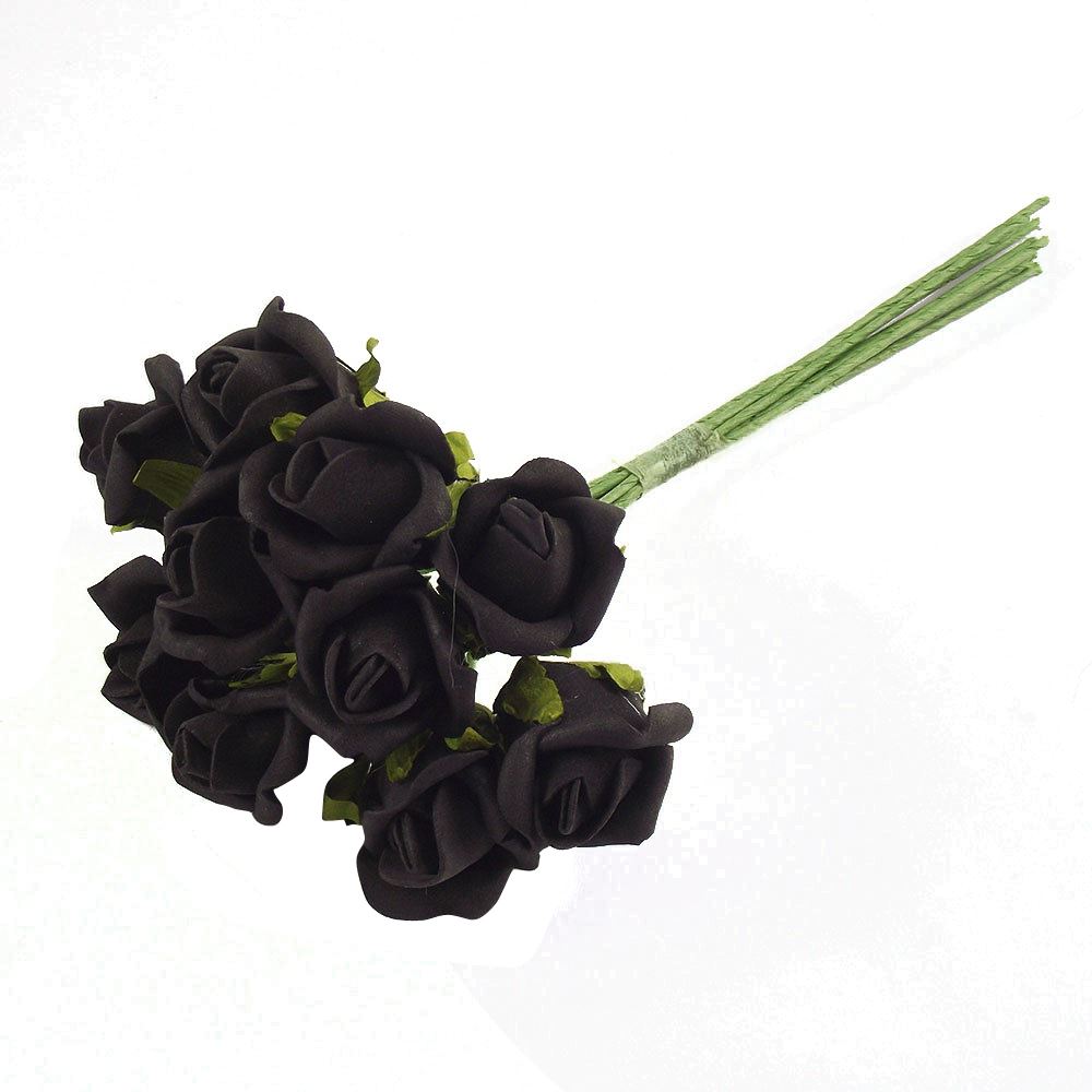 Bunch of 10 Foam Rose Buds