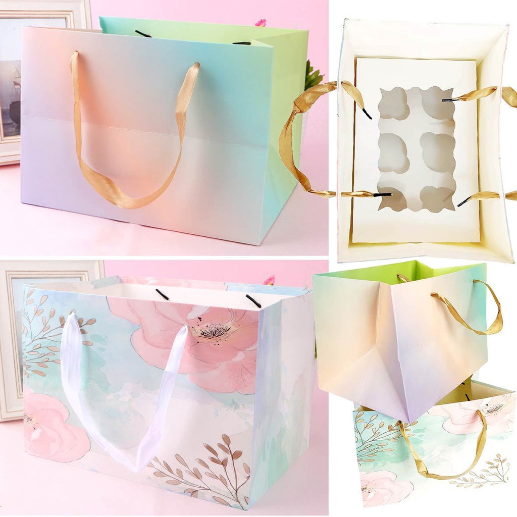 Large Deep Rectangular Pastel Gift Bags