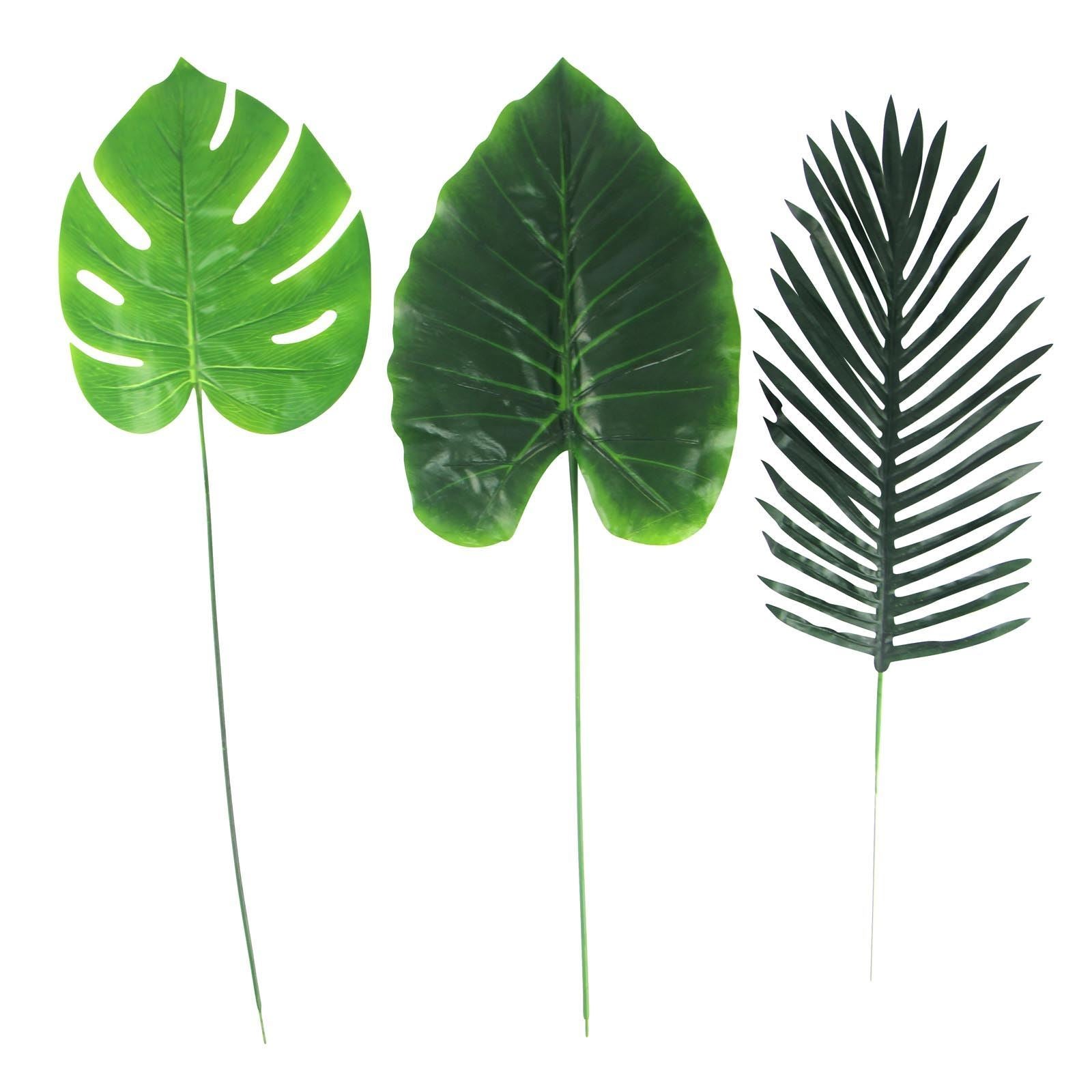 Premium Wax Effect Tropical Leaves
