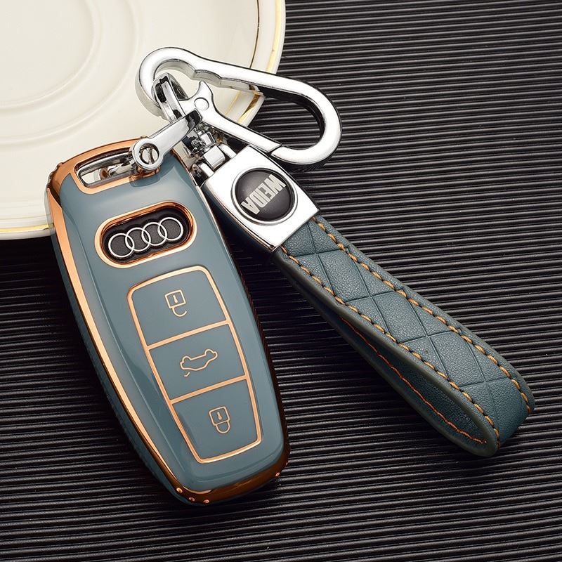 Luxury Modern Audi Key Cover A6 A7 A8 E-tron Q5 Q8 C8