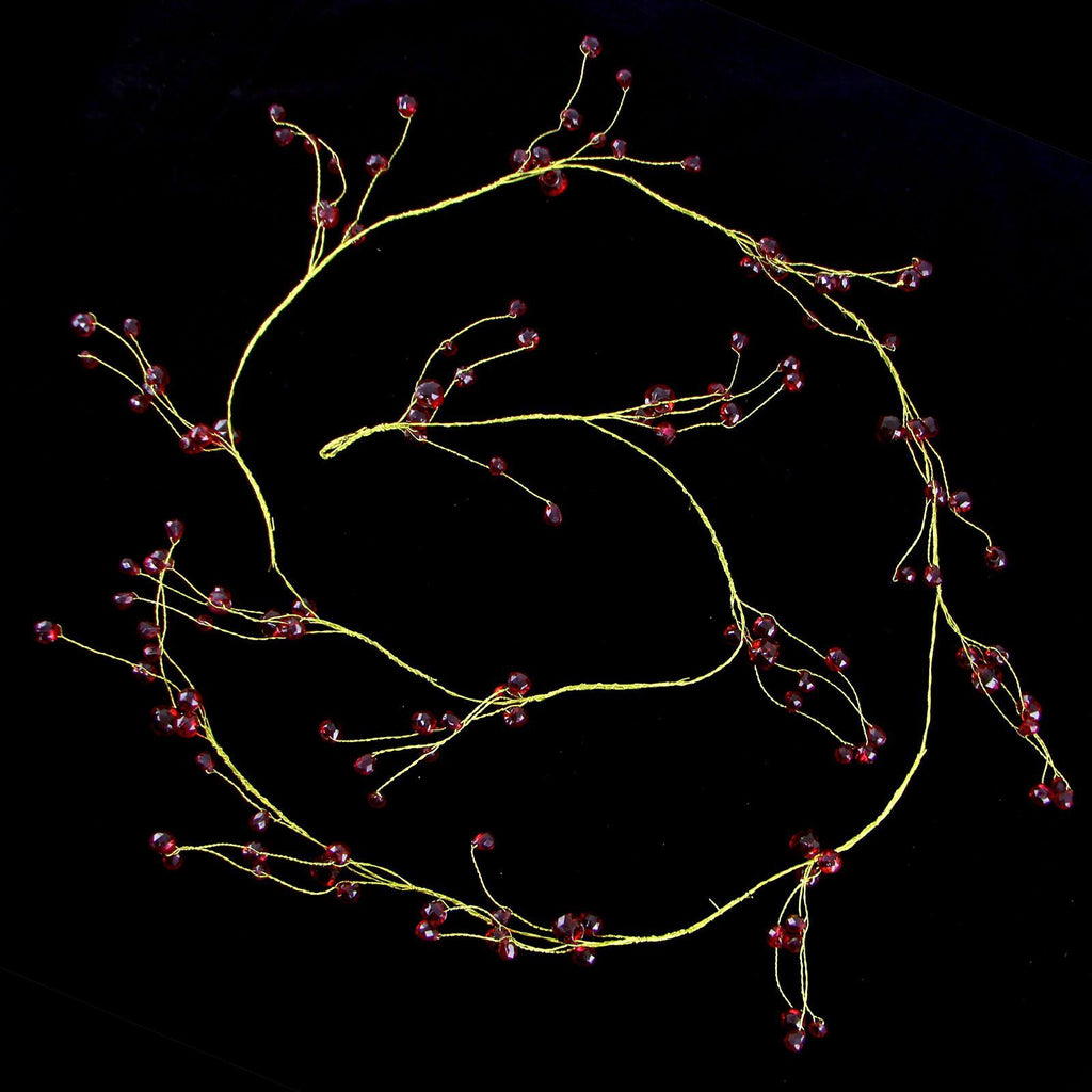 130cm Branching Coloured Crystal Garland