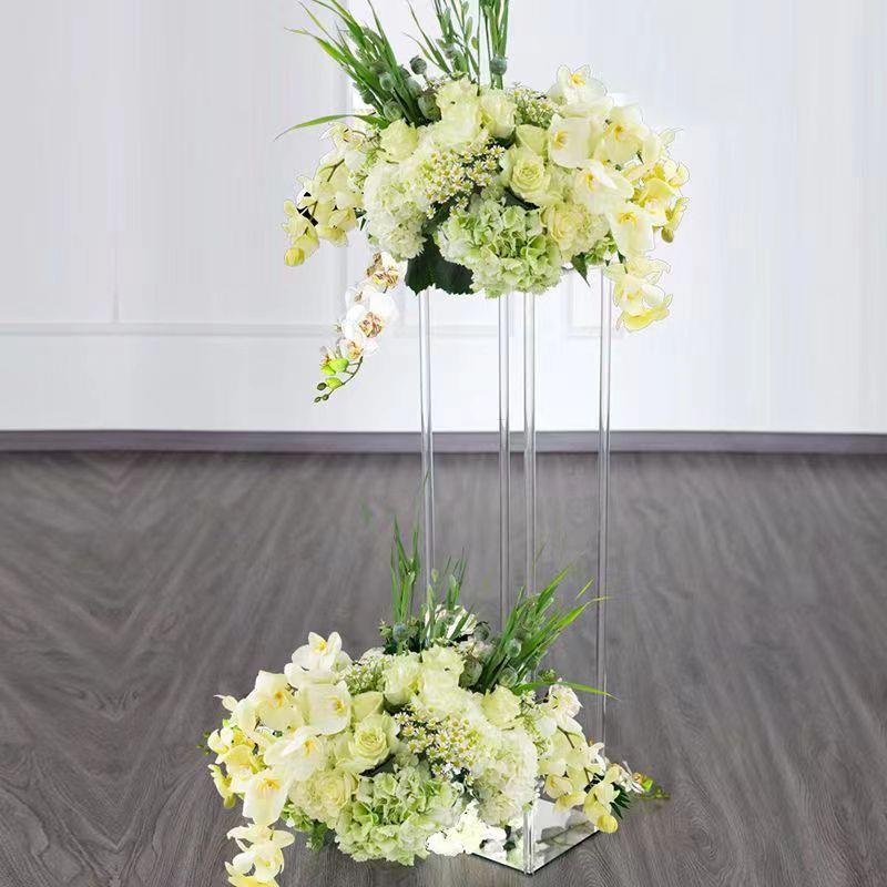 Wedding Props Crystal Road Lead Acrylic Dessert Table Ornaments Wedding Theme Decoration Props