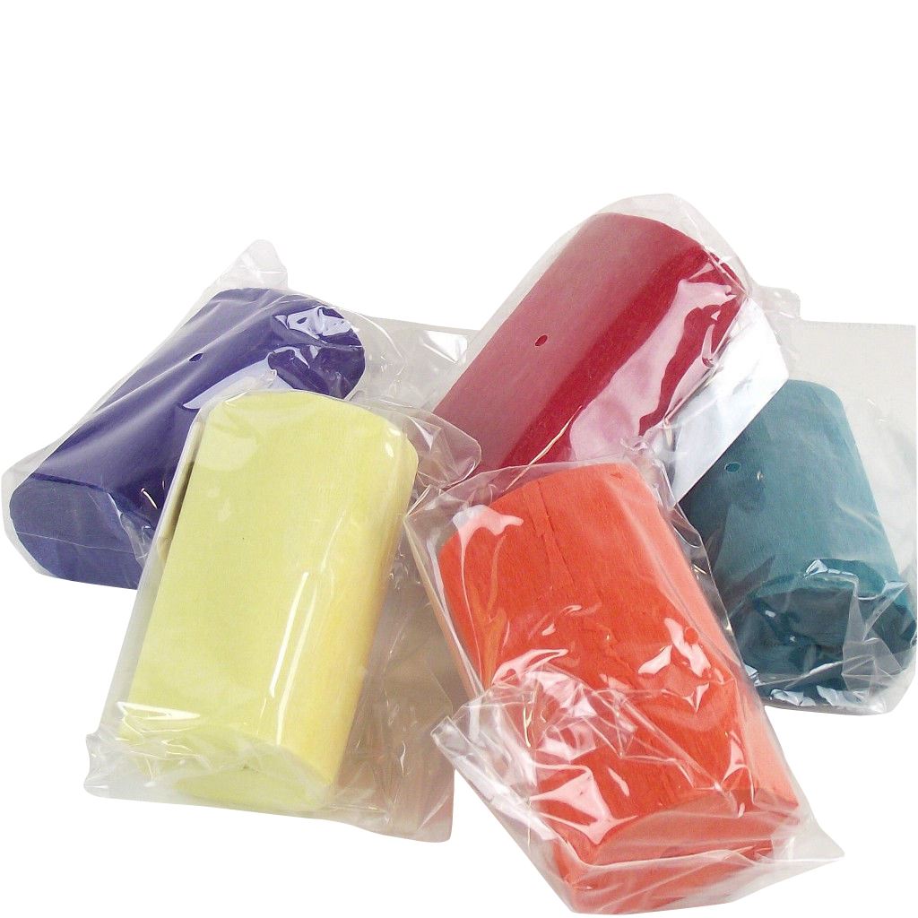 3 x 21 foot Crepe Streamers"