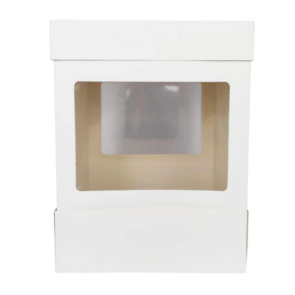 Extra Tall White Wedding Cake Boxes with Extensions