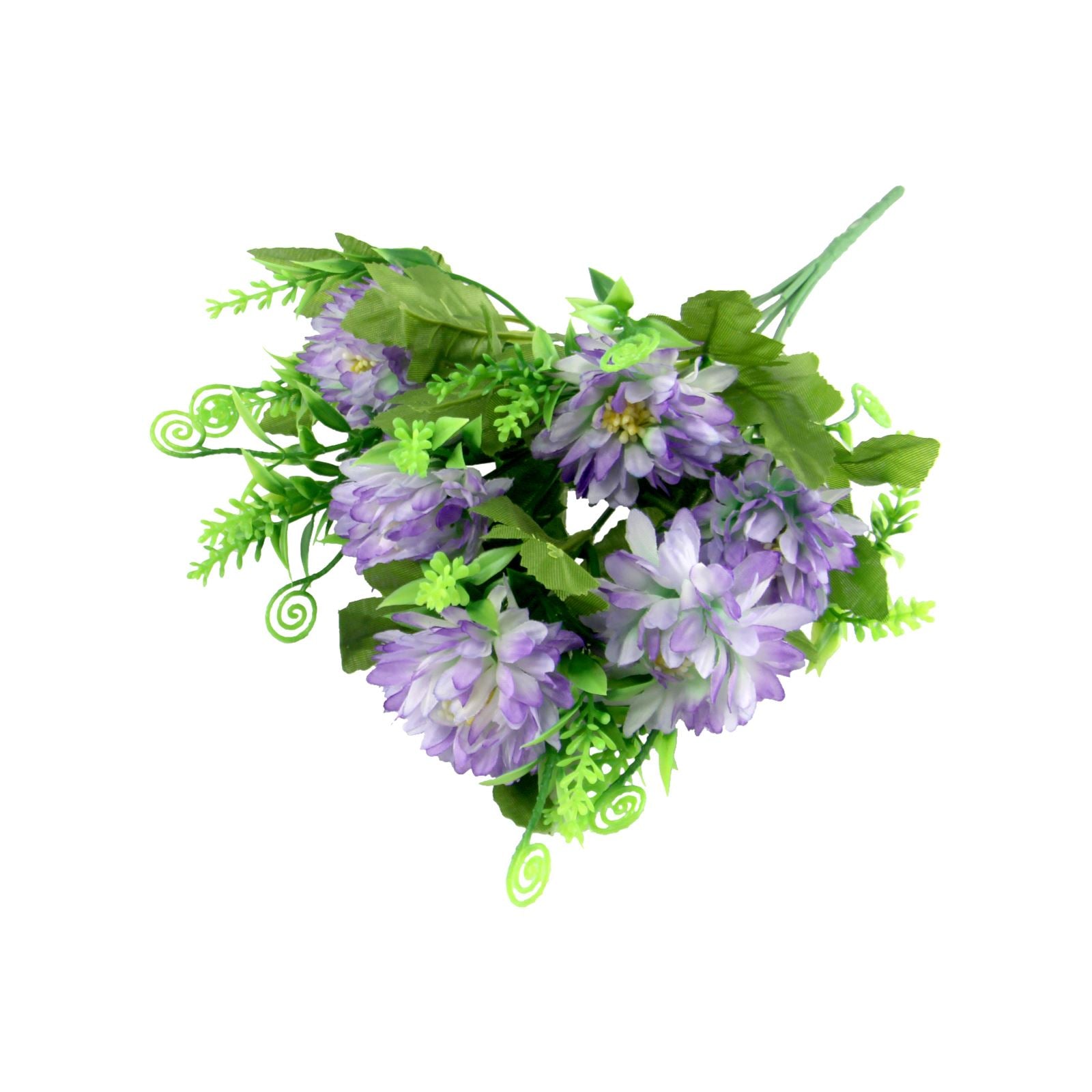 7 Head Small Spiky Mum Flower Bunch