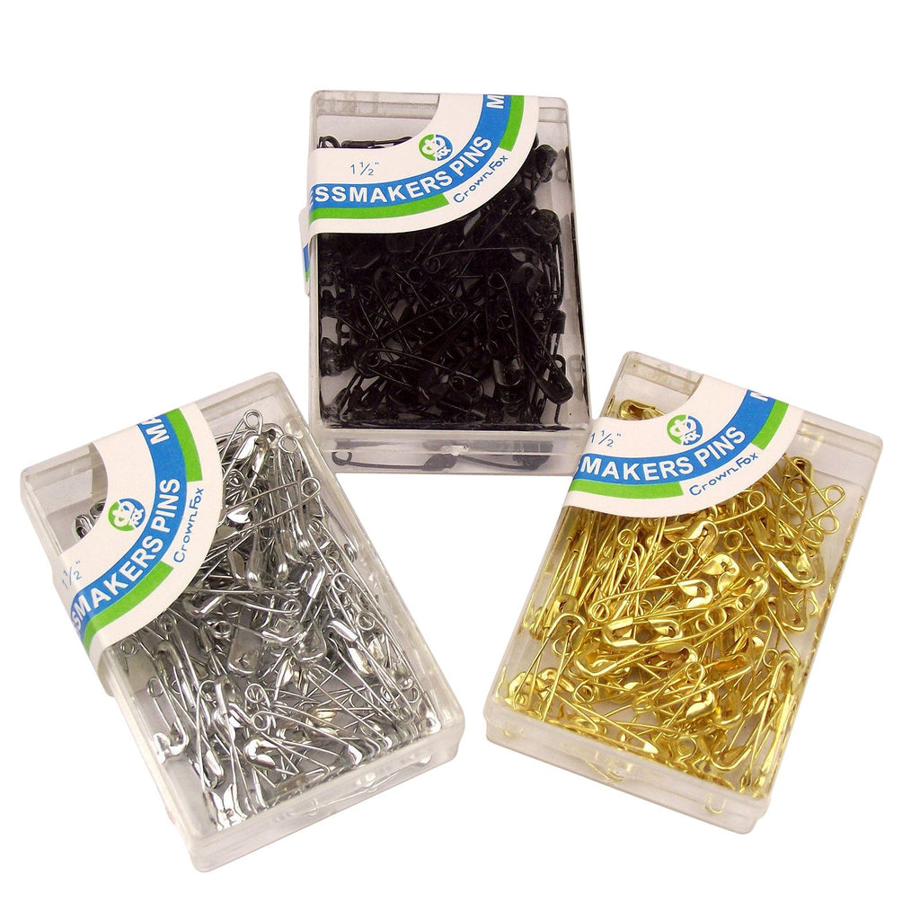 100x Miniature Safety Pins