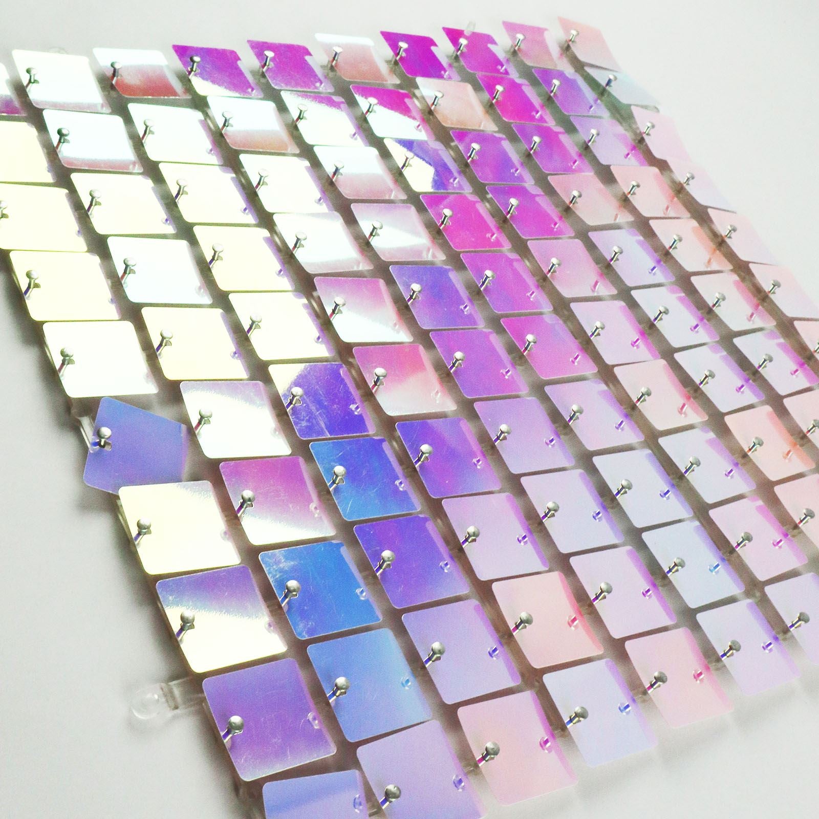 Transparent Backed Sequin Wall Panels