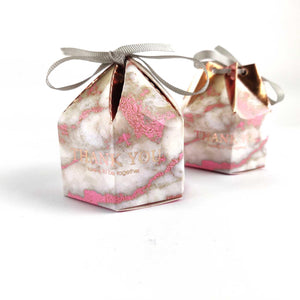 Deluxe Foil Stamped Hexagonal Favours
