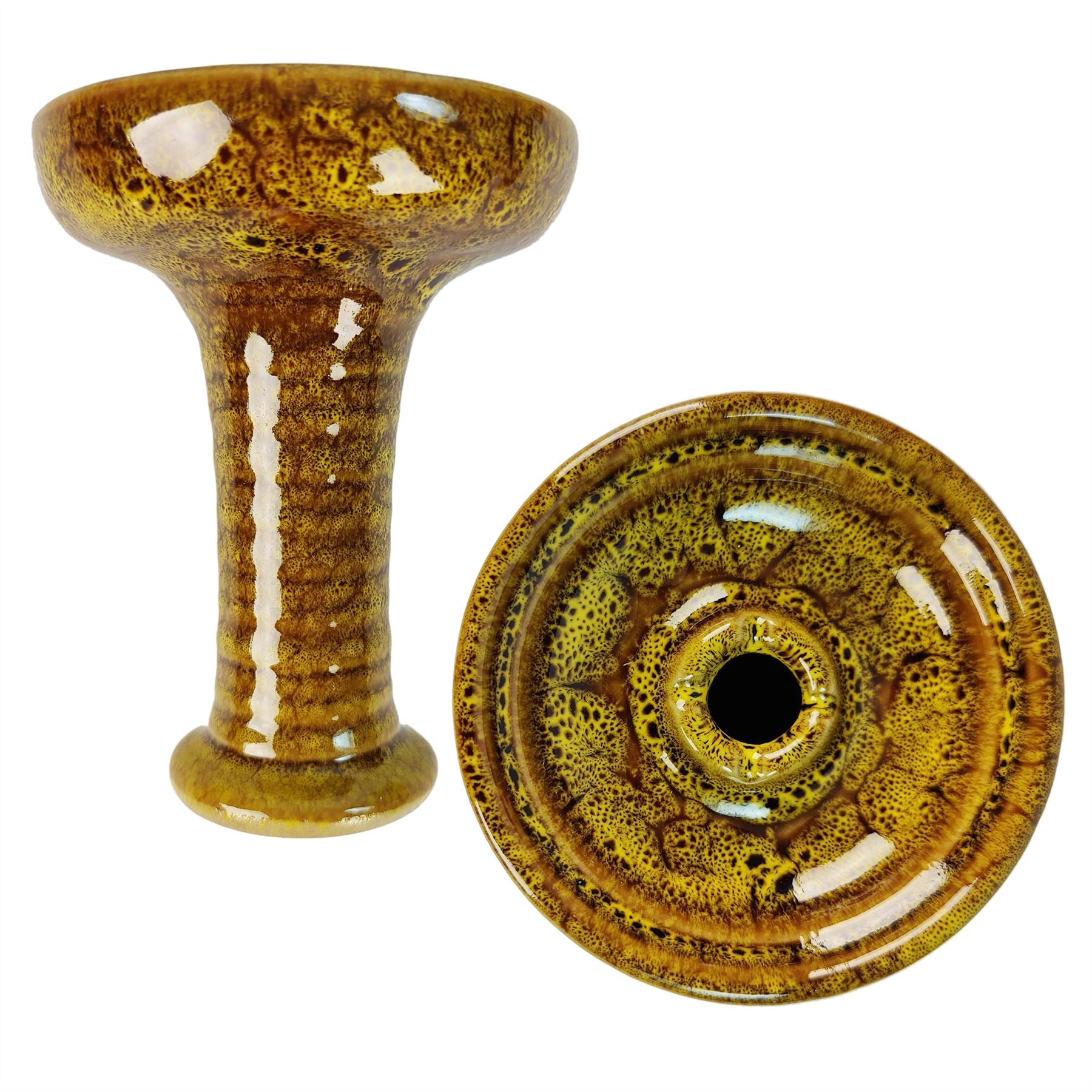 Deluxe Shallow Clay Phunnel Bowl with Lotus Lip