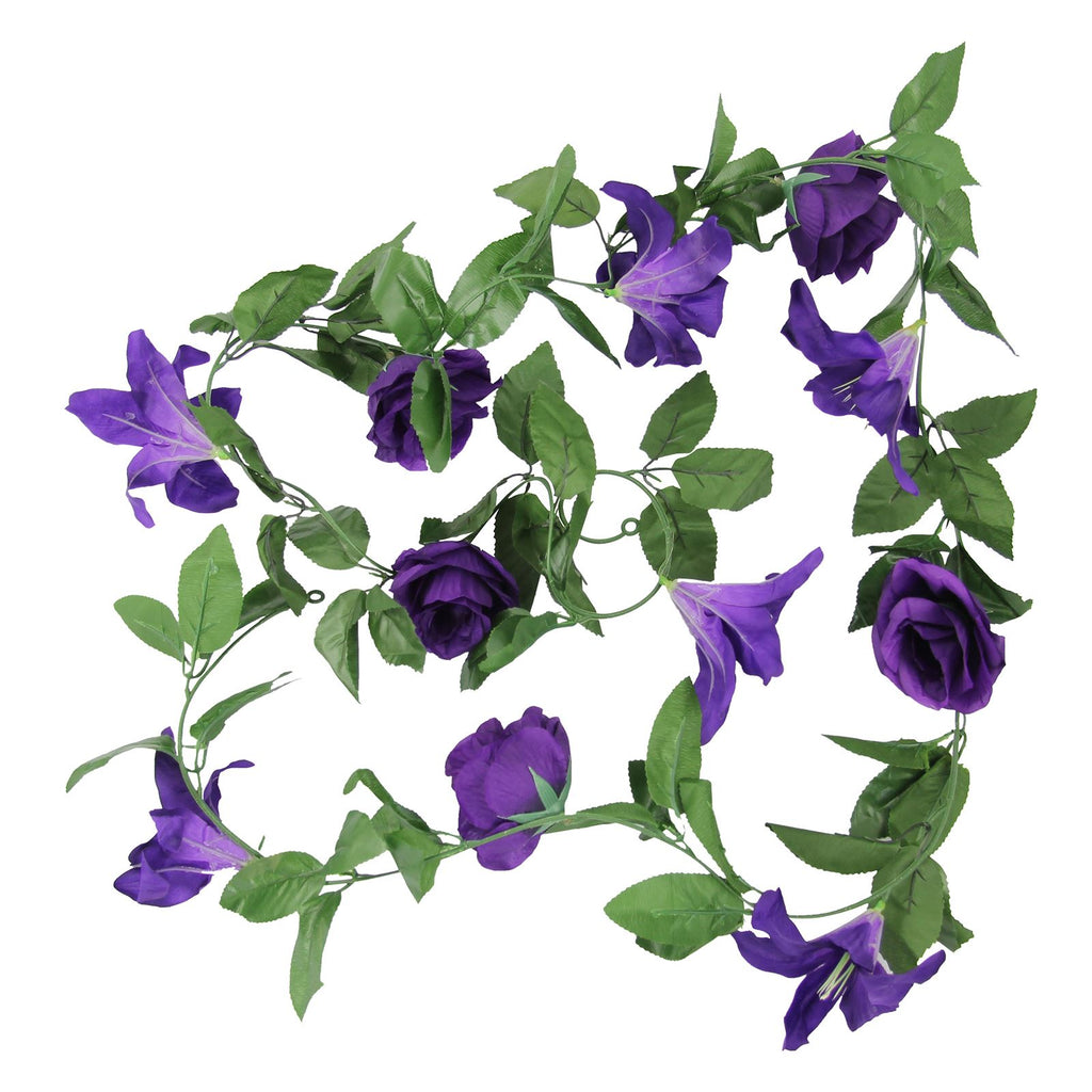 Rose and Lily Flower Garland