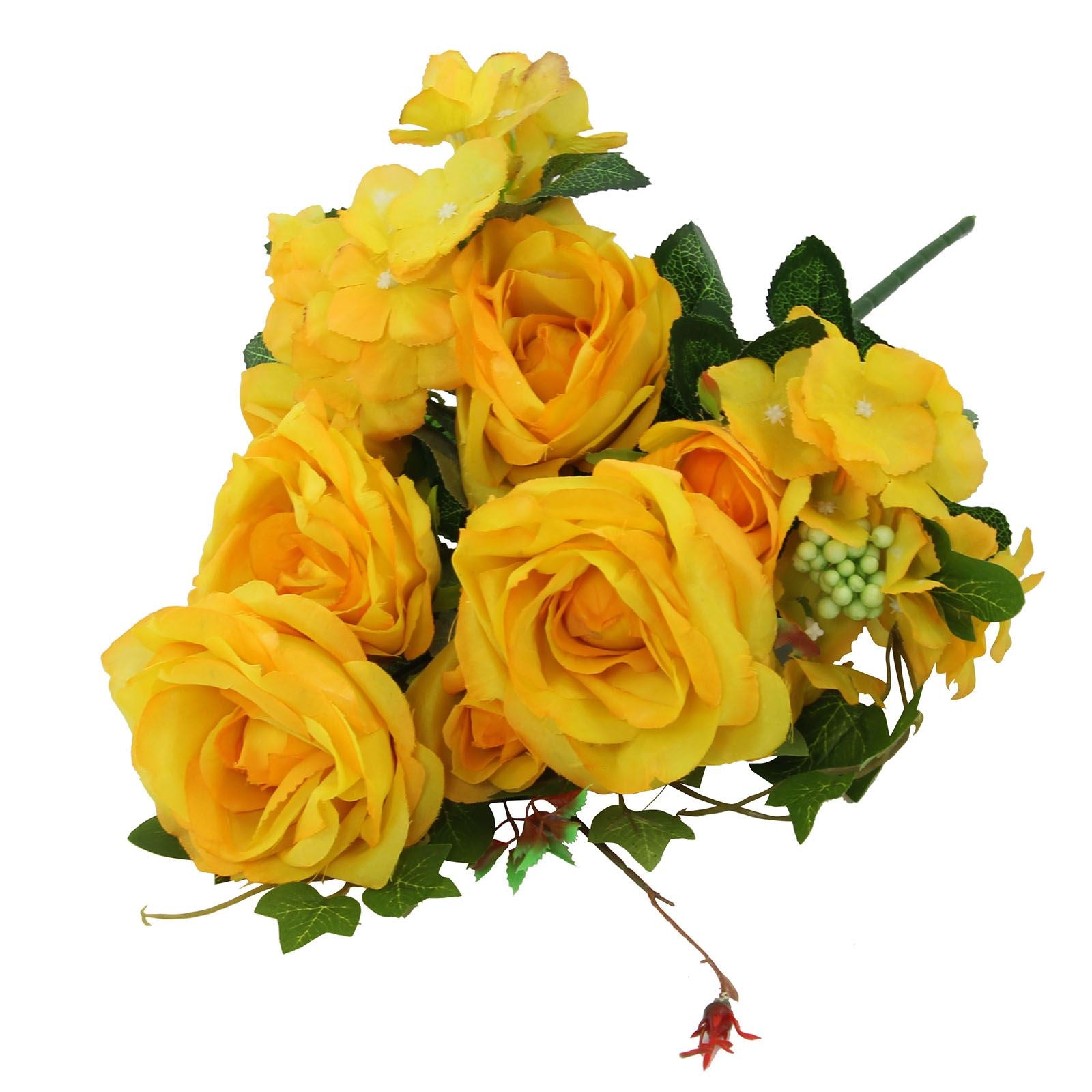 XL 9 Head Rose and Hydrangea Bouquet