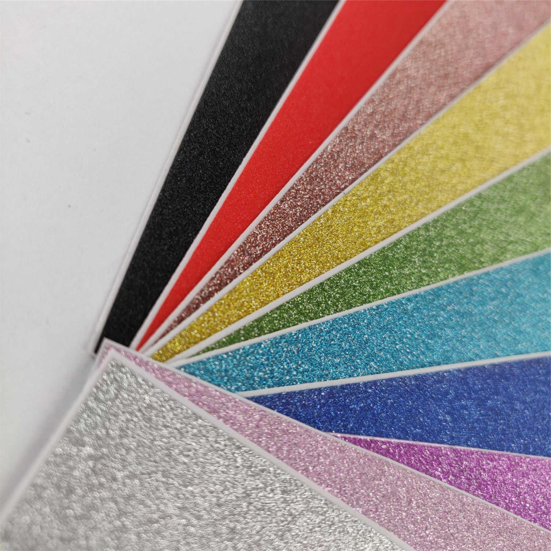 A4 Non-Shed Glitter Vinyl Stickers