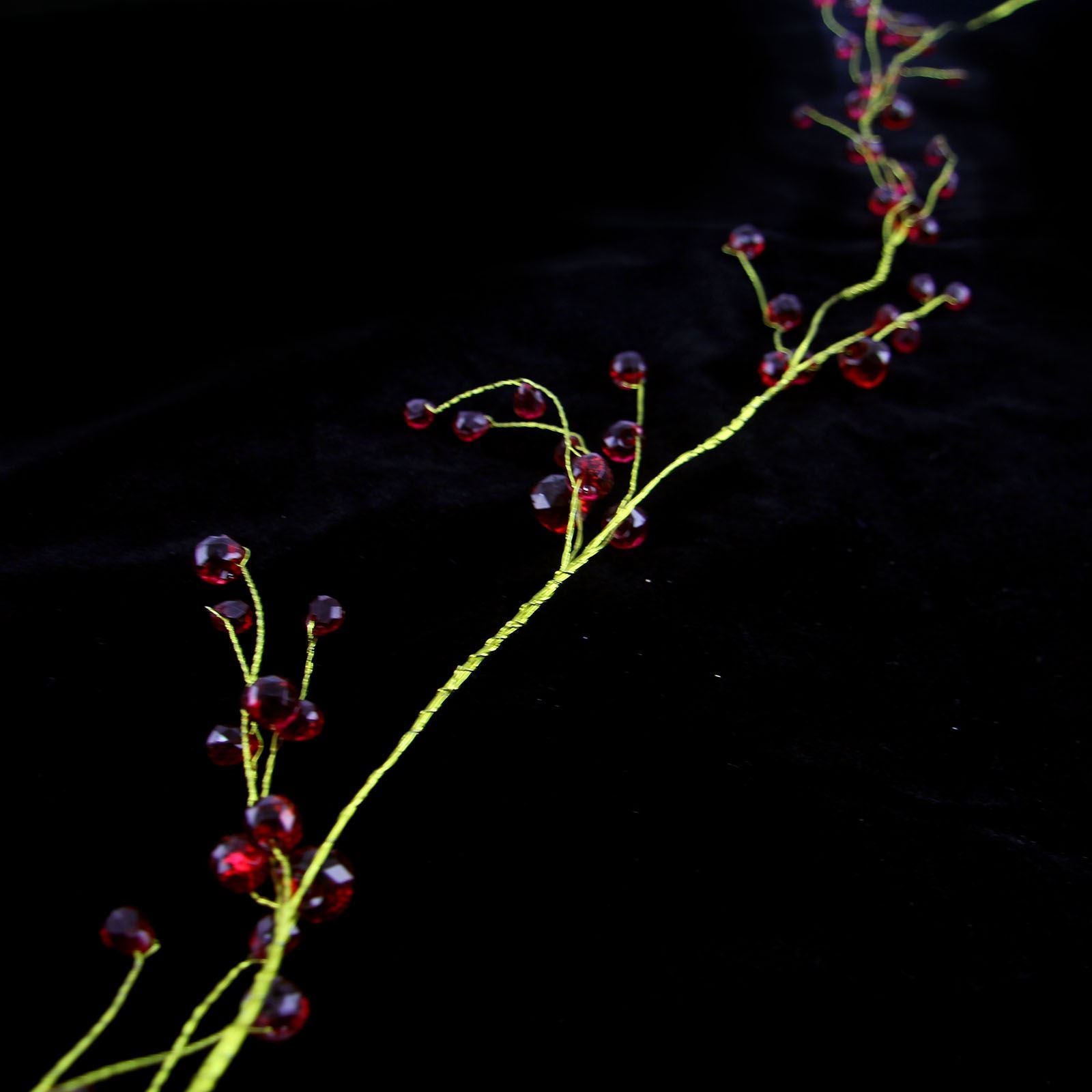 130cm Branching Coloured Crystal Garland