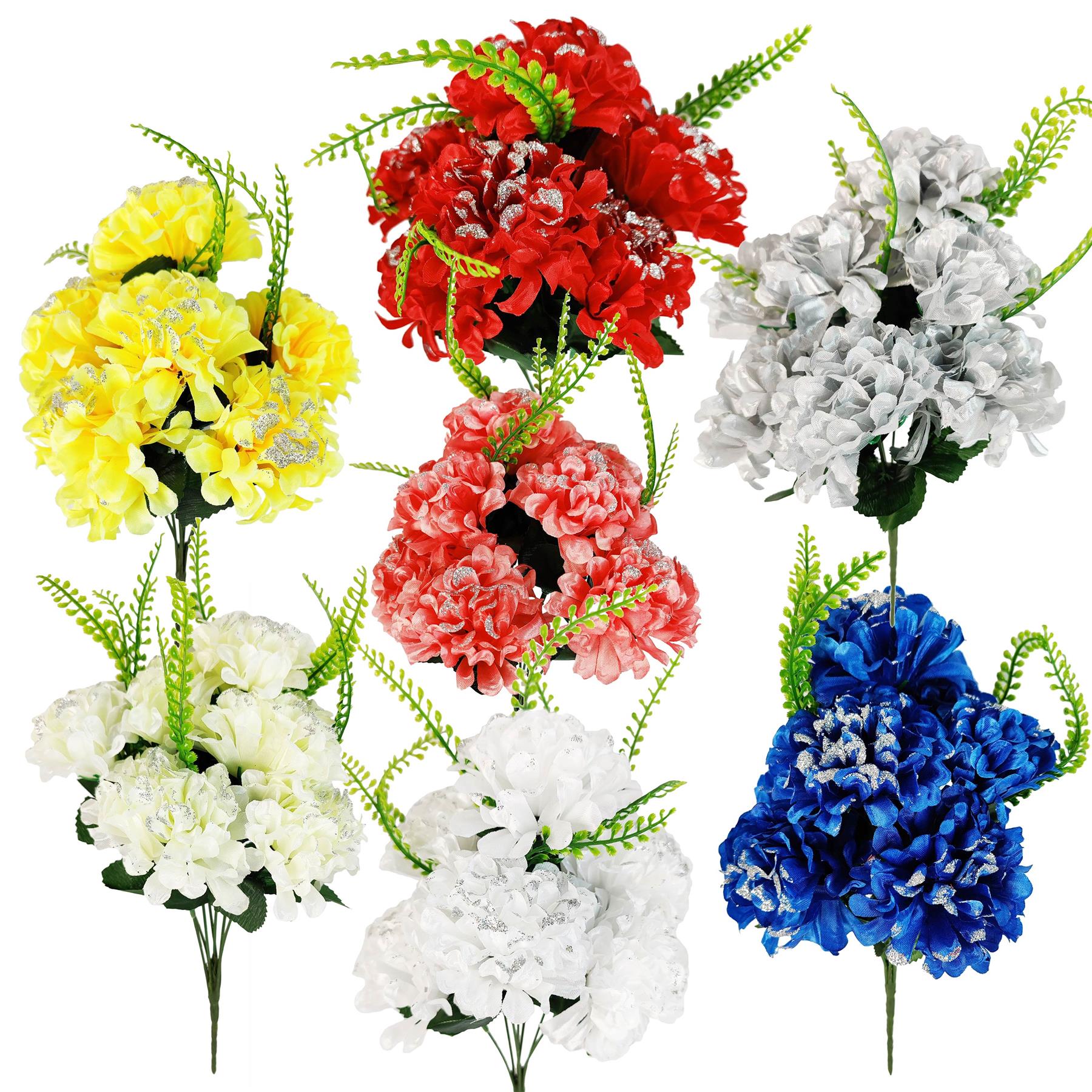 7 Head Glitter Mum Bouquet