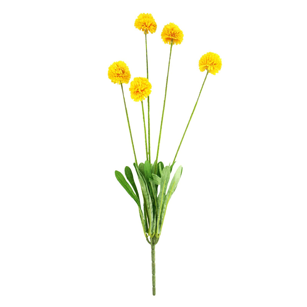 5 Head Small Pompom Flower Spray