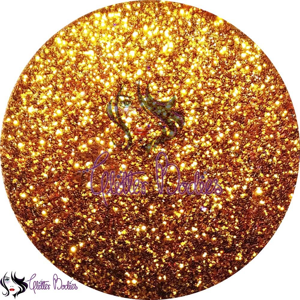 Glitterbodies Cosmetic Grade Fine Festival Glitter Pigments [Brass]