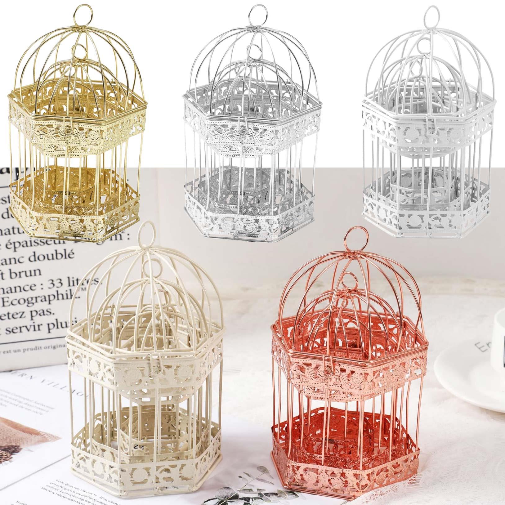 Mini Premium Hexagonal Decorative Bird Cages