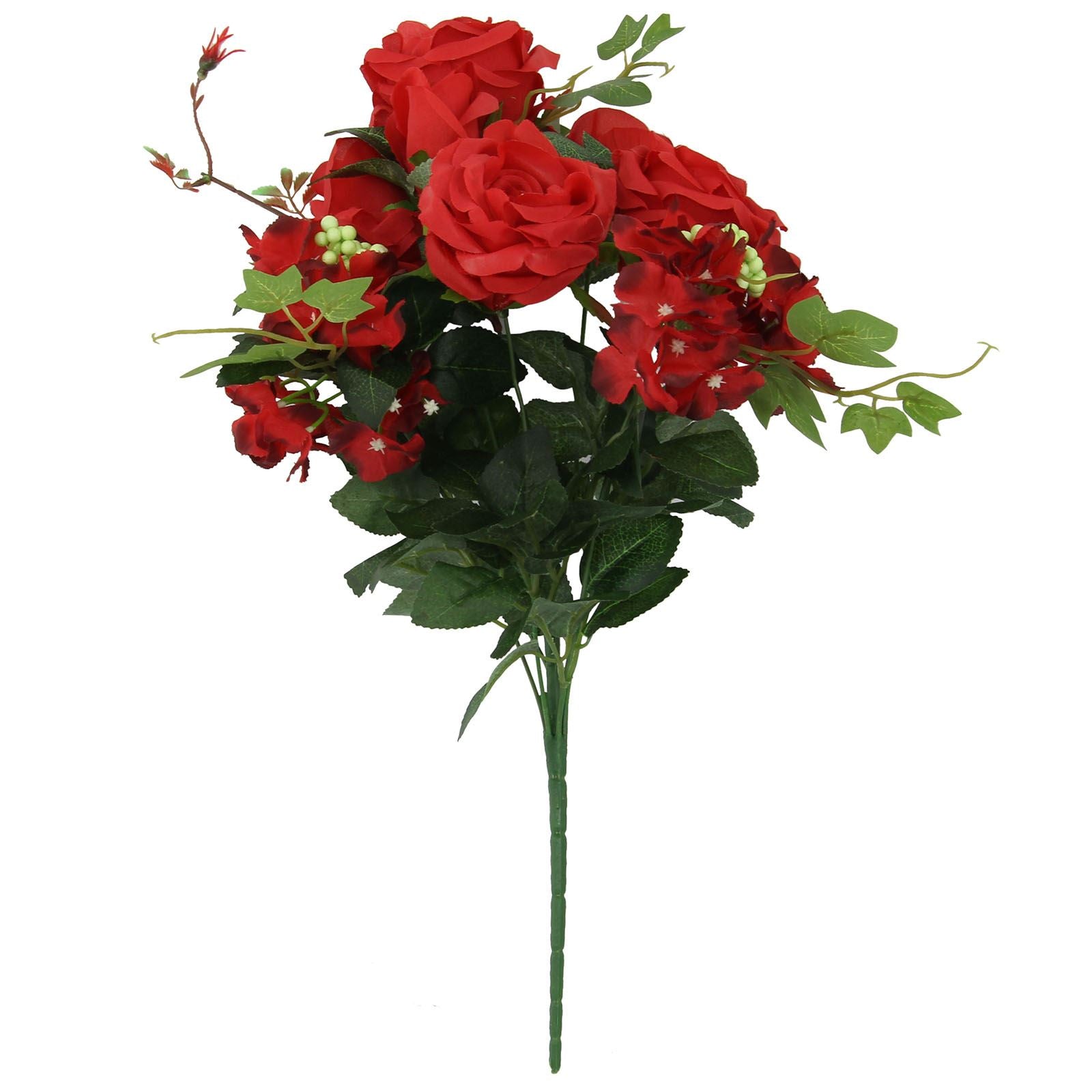 XL 9 Head Rose and Hydrangea Bouquet