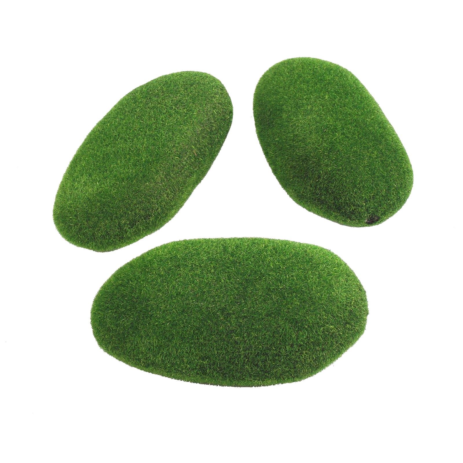 Artificial Moss Rocks/Cobbles Sets