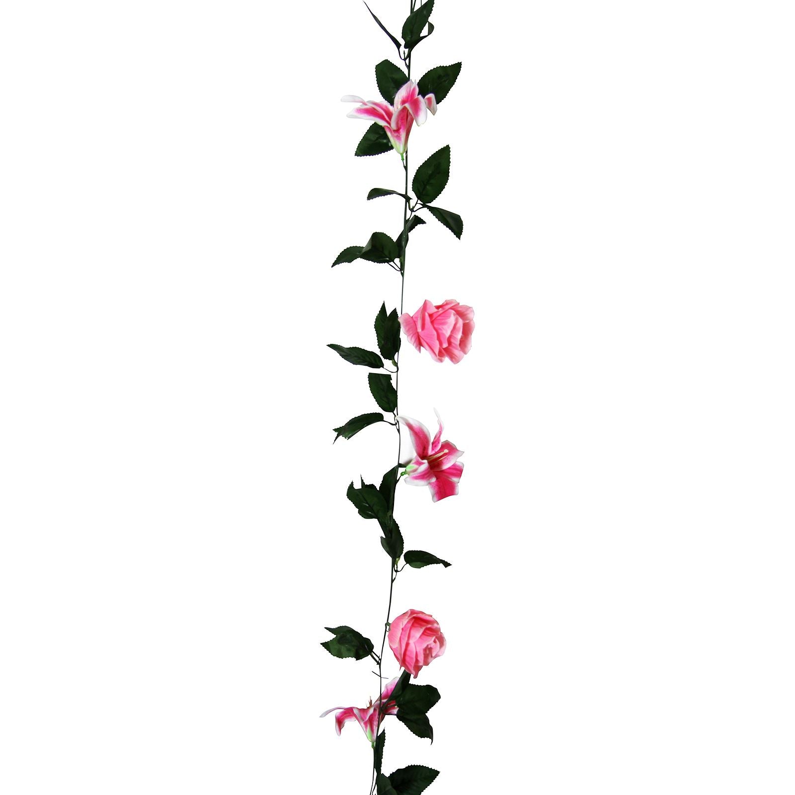Rose and Lily Flower Garland