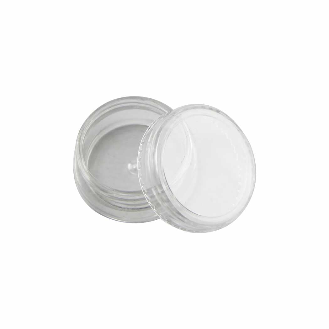 Clear Acrylic Cosmetic Screw Jars