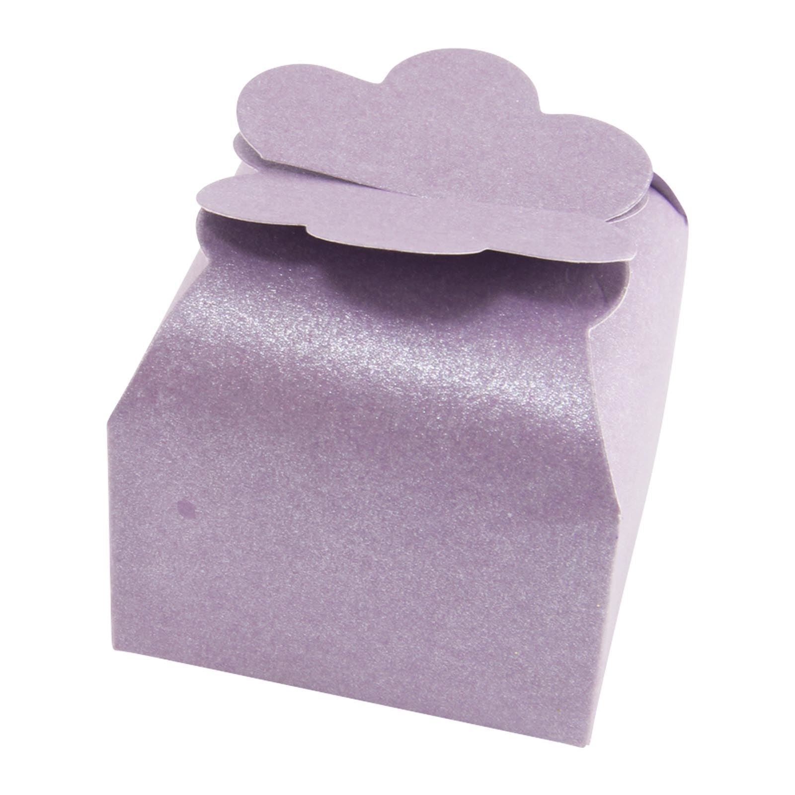 Cloud Top Pearlised Favour Boxes