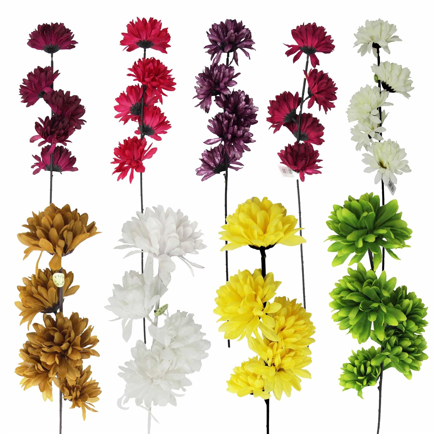 5 Head Chrysanthemum Spray