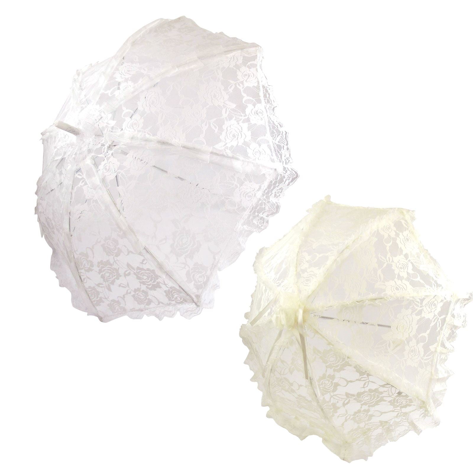 Cotton Lace Wedding Umbrella