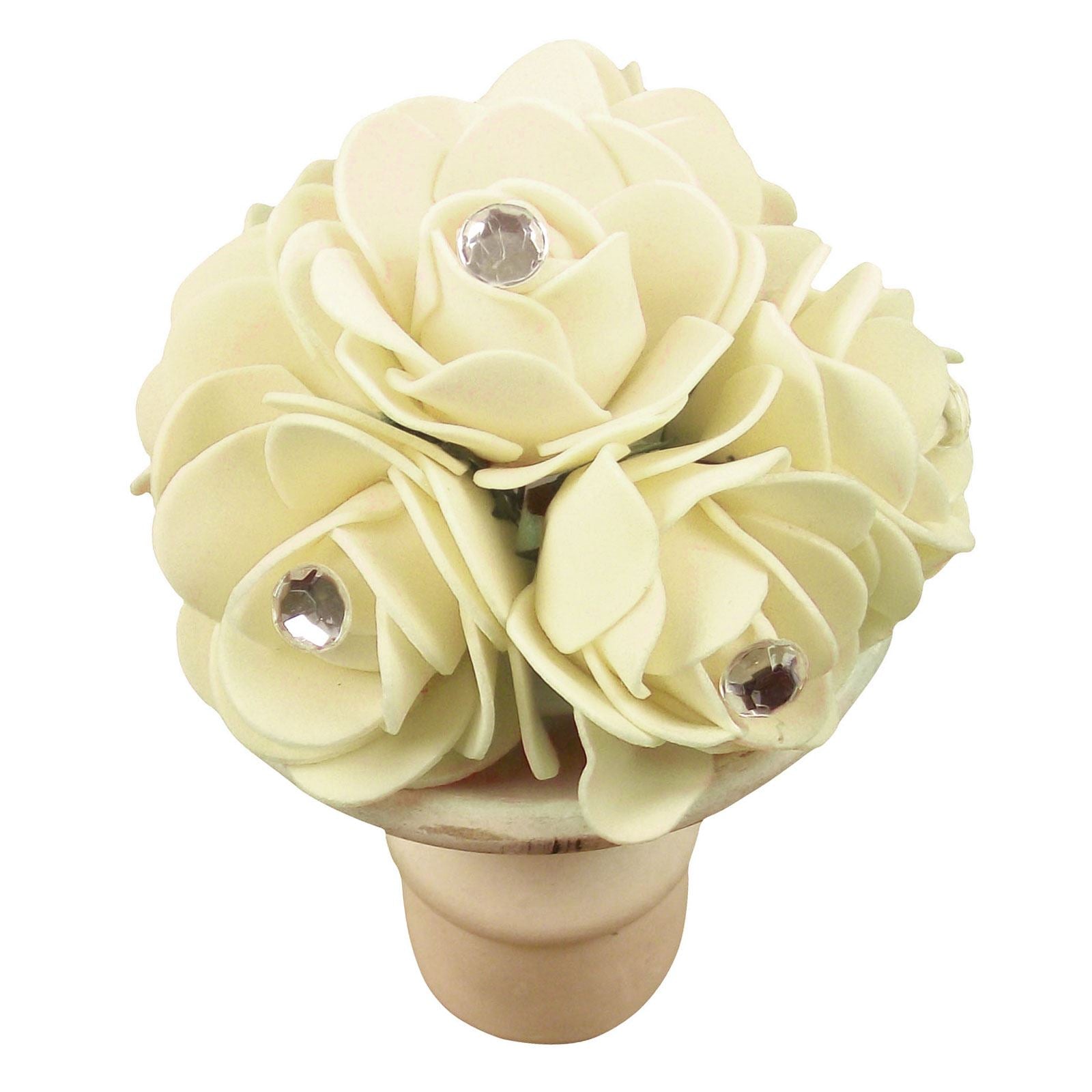 Bunch of Diamante Tipped Foam Roses