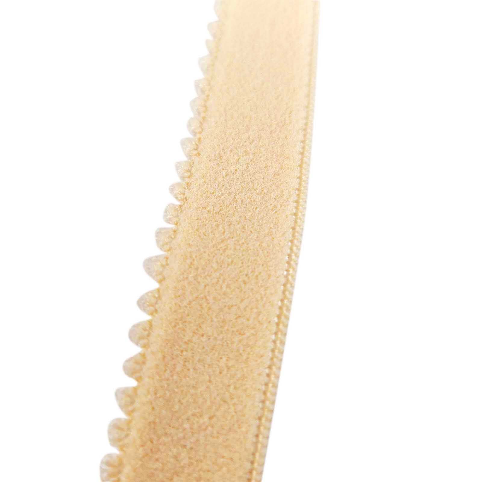 Soft Touch Velvet and Cotton Elasticated Lace