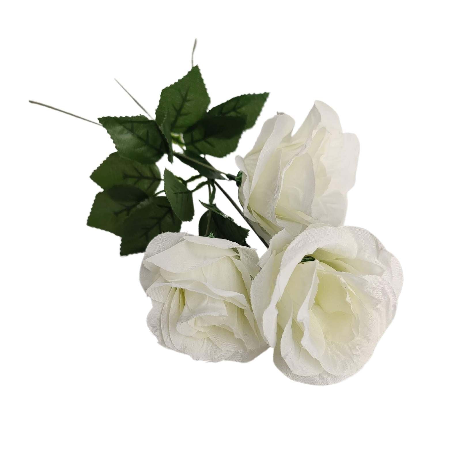 Eco Artificial Roses with Wire Stem